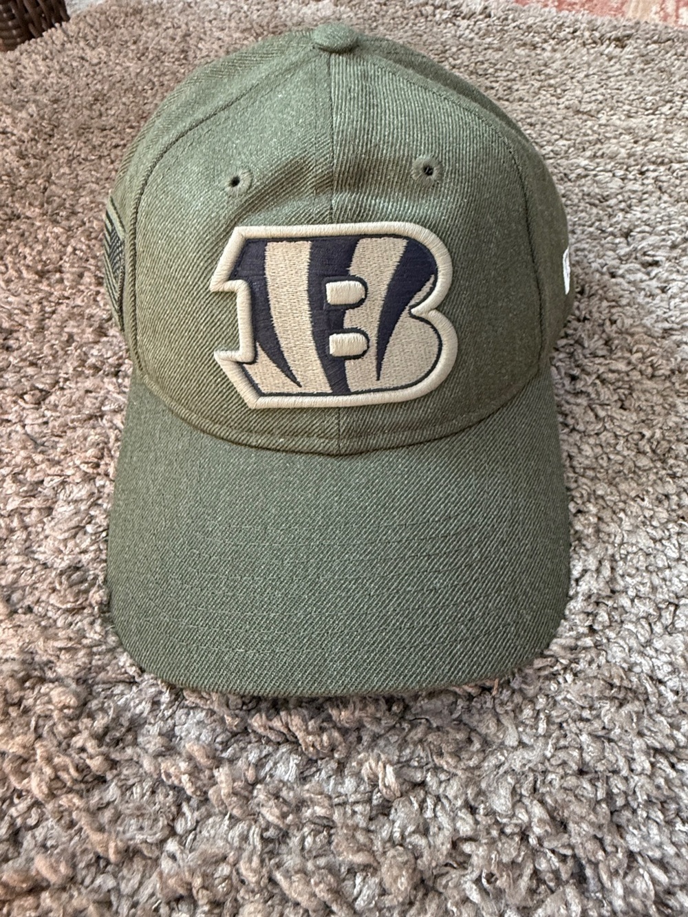 NFL Olive Green Cincinnati Bengals Logo Cap
